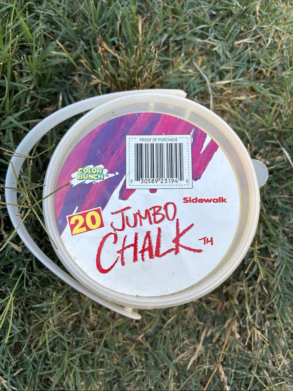 Jumbo Sidewalk Chalk 20-Pack - - Picture 3 of 5
